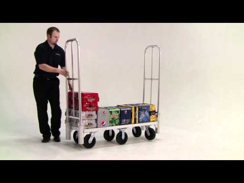 New Age BDT18568 Bulk Delivery Truck, single platform, handles latch in place
