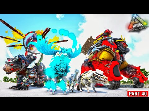 5 Deadly Ancient Mythical Dino Taming 🔥🔥🔥 : Ark Dragon Hunter : ARK Survival Evolved : Part 40