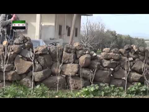 تجهيزات عناصر لواء الأمة لإسترجاع بلدة دير العدس بعد اقتحامها من قبل قوات النظام