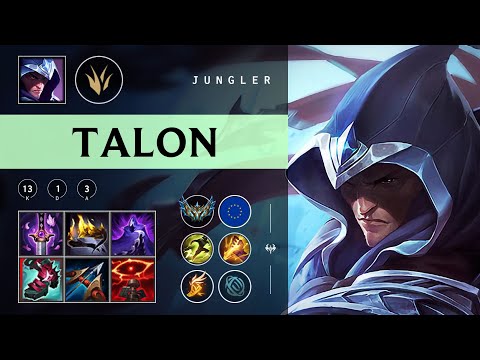 Talon Jungle vs Nidalee - EUW Challenger Patch 25.24
