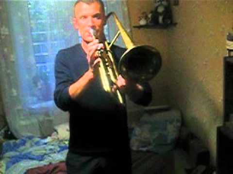 Ion Gilca haltureste cu trombonul