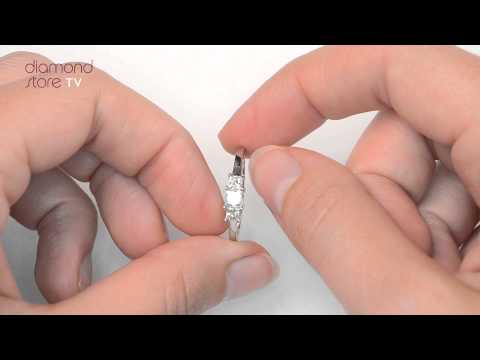 FT25 - Lauren Platinum 3 Stone 0.50ct Diamond Ring