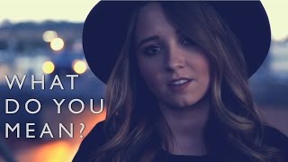 Justin Bieber - What Do You Mean - Cover by Ali Brustofski (Acoustic Music Video)