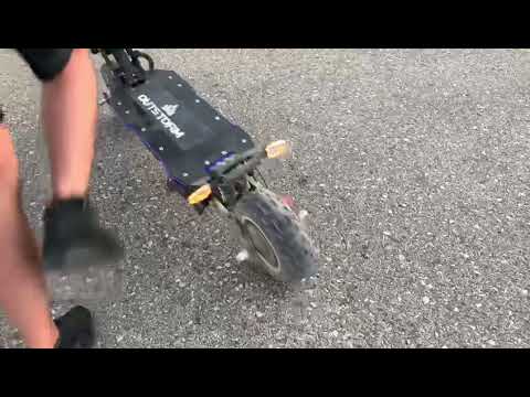 Drifting with OUTSTORM offroad electric scooter pt1