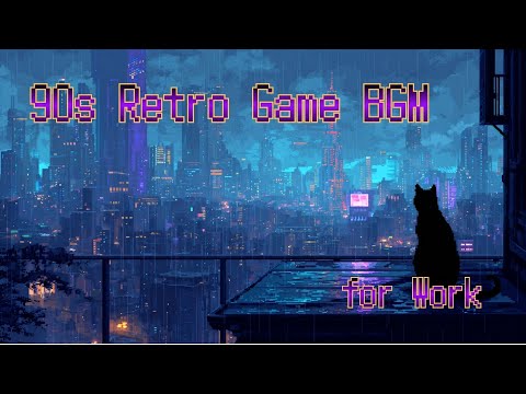 90's Retro Game BGM for Work — Midnight Save Point 2