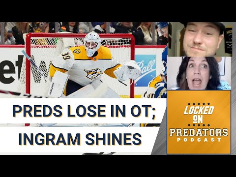 Nashville Predators Lose Game 2 in OT; Connor Ingram Shines In Net