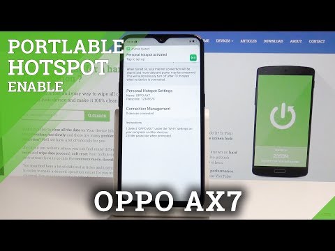 How to Enable Wi-Fi Hotspot on OPPO AX7 - Set Up Portable Hotspot