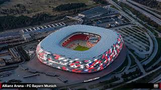 Download lagu Allianz Arena - FC Bayern München Aerial Timelapse Stadium Construction mp3