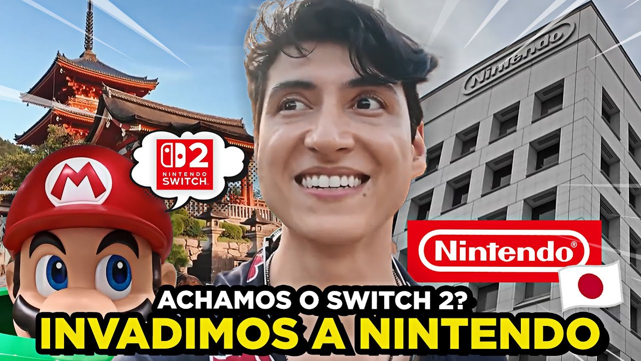 Cheguei onde o Nintendo Switch 2 está! - Mostrando todos os locais históricos da Nintendo em Kyoto