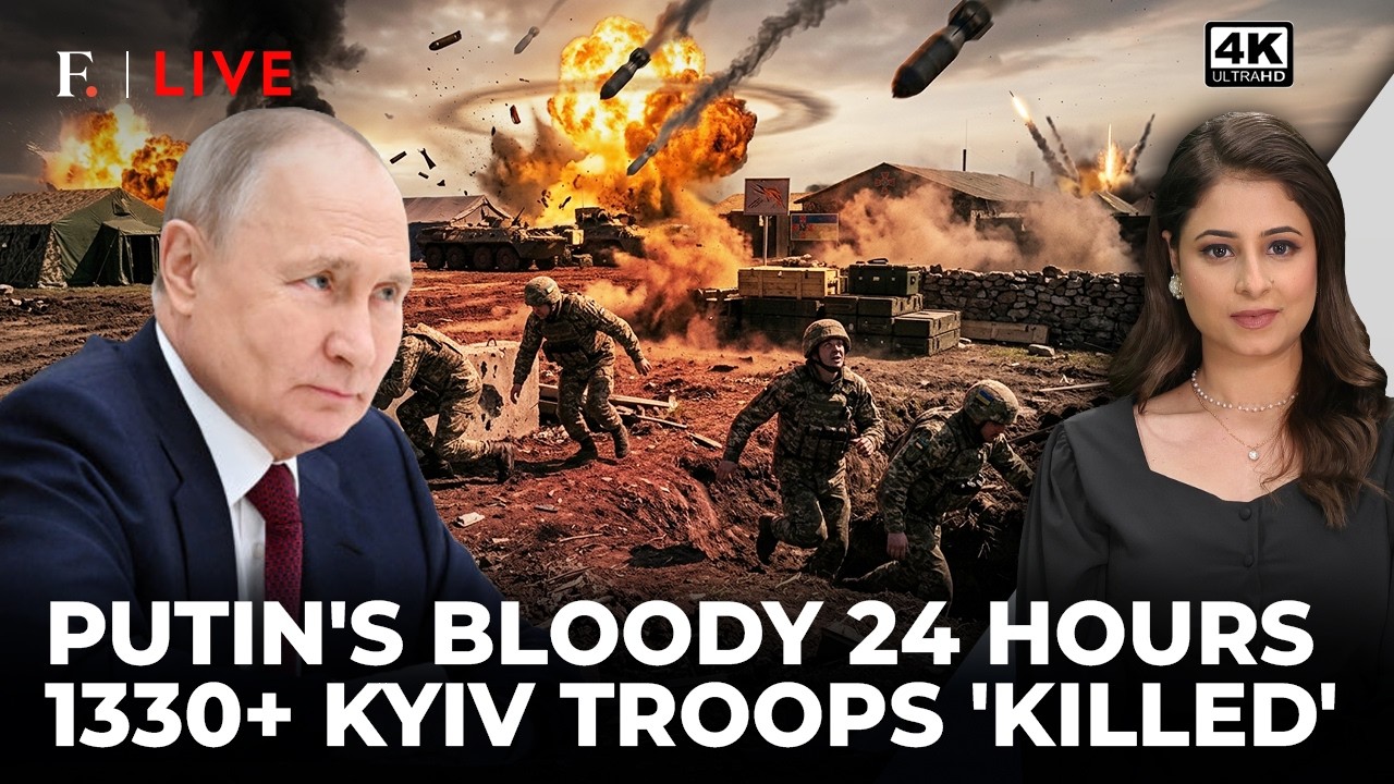 Ukraine's Worst Day? Russia Claims 1330 Troops Lost in 24 Hours, 464 Drones Downed | Firstpost Live