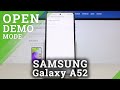How To Enable Demo Mode In SAMSUNG Galaxy A52 Floor Mode Kiosk Mode