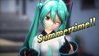 【MMD】YYB初音ミクのSummertime!!