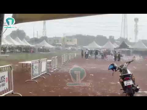 Heavy Rain Disrupts NDC Elections at Dome-Kwabenya Polling Centre
