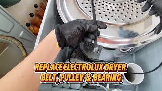 Electrolux Dryer Repair — Drum Not Spinning? Fix the Bearing, Pulley & Belt