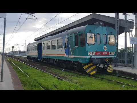 Treno Regionale Aln663 1199 Regionale 21965 Roccella Jonica-Reggio di Calabria Centrale