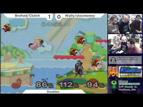Mass Madness 31 SSBM - Clutch/Brohad (Blue) vs. stocmoney/Wally (Red) - Melee Doubles WR2