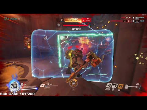 CLONEMAN16 HIS INSANE REINHARDT OVERWATCH GAMEPLAY SEASON 30 TOP 500