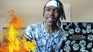 Gucci Mane - Solitaire feat. Migos &amp; Lil Yachty (Official Audio) Reaction