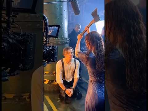 Titanic Rose Tries to Free Jack with the Axe scene reimagined #titanicmovie #viral #omg