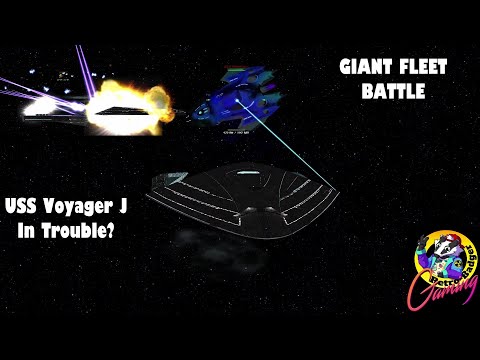 USS VOYAGER J VS USS Relativity | FLEET BATTLE | Star Trek Ship Battles | Future Starfleet |