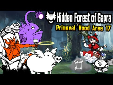 The Battle Cats - Hidden Forest of Gapra (Primeval Wood Area 17)