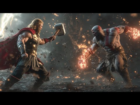 Thor vs Kratos: Epic Fight!
