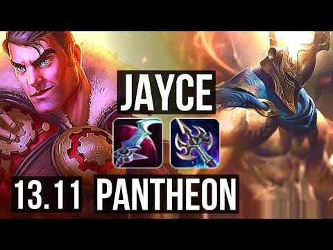 JAYCE vs PANTHEON (TOP) | 500+ games, 6/2/4 | KR Master | 13.11