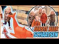 LUXY VOOR HET EERST LEREN SCHAATSEN OP VAKANTiE | Bellinga Vlog #2699