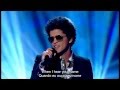Bruno Mars - When I Was Your Man (Live) - Legendado-português/inglês