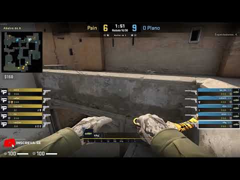 Pov kNgV (24/18) CS GO DEMO - DUST2 - 16 O PLANO VS 11 PAIN (cs_summit 8 - 27/05/2021)