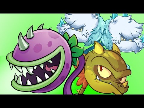 Ice Dragon Pinata Party vs Epic Quest - Plants vs Zombies 2