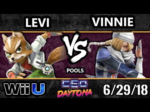 CEO 2018 Smash 4 - Levi (Fox) Vs. Vinnie (Sheik) Wii U - Pools