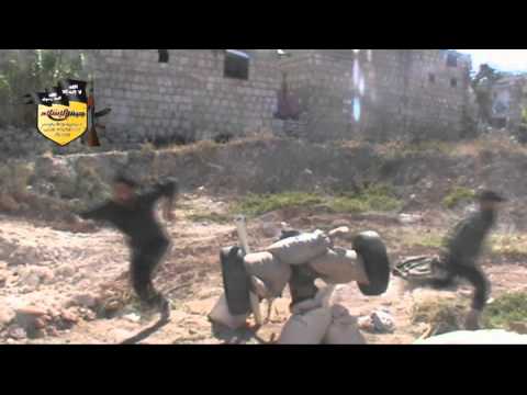 استهداف جيش الإسلام بقذائف الهاون الحواجز العسكرية في مدينة معرة النعمان في ريف إدلب