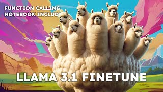 Finetune LLaMA 3.1 On A Custom Dataset For FREE | Function Calling (Notebook Included)