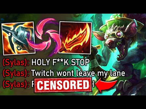 Twitch but I camp Sylas mid so hard he throws a tantrum (THIS IS BULLYING)