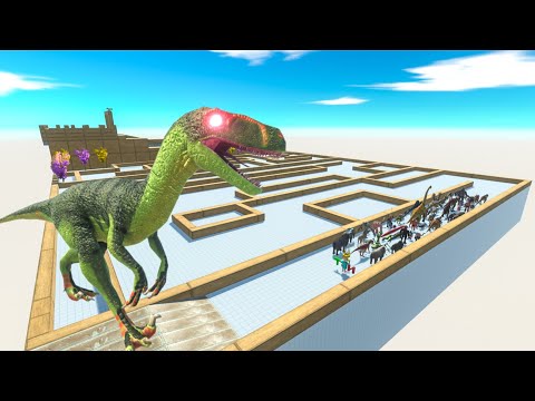 Escape From Alien Deinonychus🦖👾 - Last Survivor😱 | ARBS