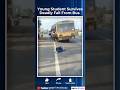 WATCH Student Survives Deadly Fall From Bus In Tamil Nadu Viral Shorts