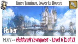 FFXIV Fisher Leves Level 5 (1 of 2) - Limsa Lominsa, Lower La Noscea - A Realm Reborn