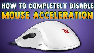 HOW TO DISABLE MOUSE ACCELERATION IN WINDOWS (Mouse Acceleration Explained) 100% ACCURACY PC GAMING