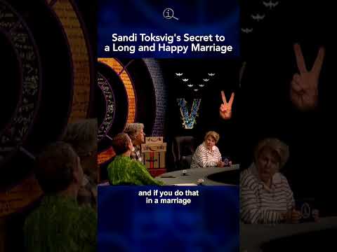 Sandi's secret to a long and happy marriage. Stream QI on BBC iPlayer.