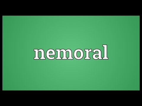 Nemoral Meaning