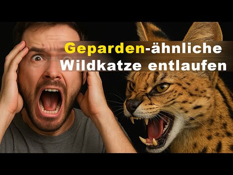 Cheetah-like wild cat escapes – residents fear for their children!