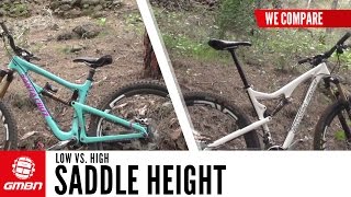 Seat Down Vs Seat Up - What's Actually The Difference For Mountain Biking?