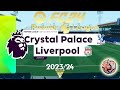 FC 24 Crystal Palace vs Liverpool | Premier League 2023/24 | PS5 Full Match