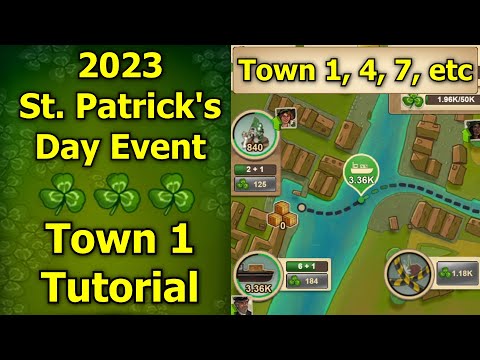 Forge of Empires: 2023 St. Patrick's Day Event - New Town 1 Tutorial! How to Easily Complete Town 1!