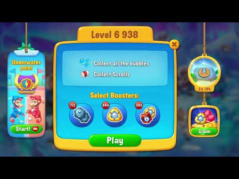 Fishdom 6938 Level - 20 moves - NO BooSTERS