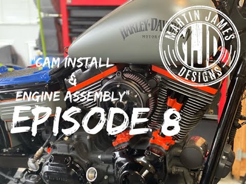 Dyna Street Bob Build Ep. 8 "Engine Assembly & Twin Cam Install"