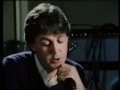 Paul McCartney cries after John Lennon's death