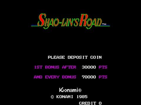 Shao-Lin's Road Review for the Arcade by John Gage