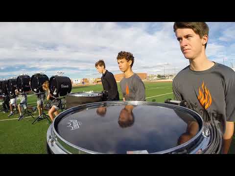 Hebron High School Drumline 2017 Snare Cam - SALEM